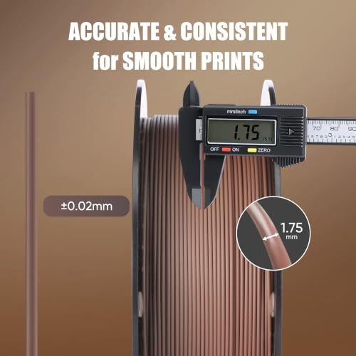 Image of ERYONE Matte PLA Lite Rainbow 3D Printer Filament, Sandstone Color Changing Filament 1.75mm, Multicolor PLA for 3D Printing, Gradient 1KG Spool (2.2 lbs) Fit Most FDM Printers