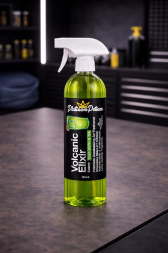 Image of Water-Based Car Air Freshener Spray | Luxury Automotive Deodorizer | Mold-Resistant Formula | Eliminates Odors and Refreshes Vehicle Interior | 17 fl oz | Volcanic Elixir