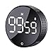 Küchentimer Große LED Magnetischer Digitaler Countdown Countup Timer Visuelle Timer Einfach für Kinder Senioren Lehrer und für das Klassenzimmer Hausaufgaben Kochen Fitness Backen Lernen Schwarz