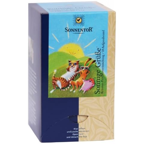 Sonnentor Sonnige Grüße Kräuter-Früchtetee, Sonnentor 18 x 2,5 g Cover