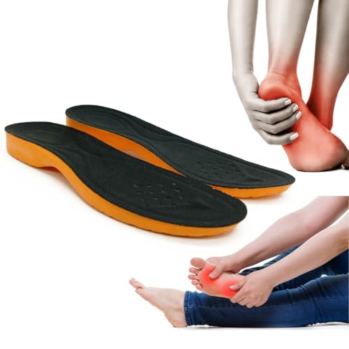 Kit 2 Pares Palmilha Ortopédica Grossa Para Dores Nos Pés Tênis Botas Coturnos Pessoas Que Trabalham