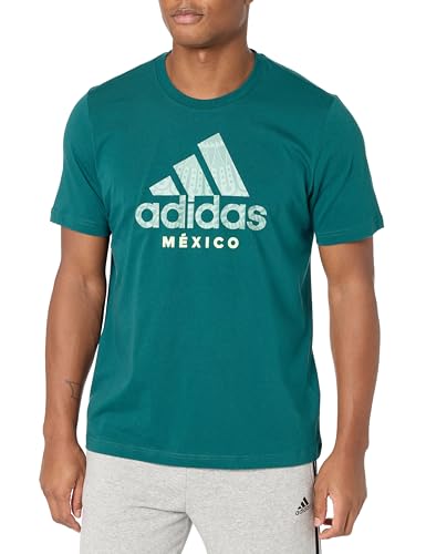 T-Shirt Adidas Mexico DNA Noir Vetement Sport Homme Manches Courtes