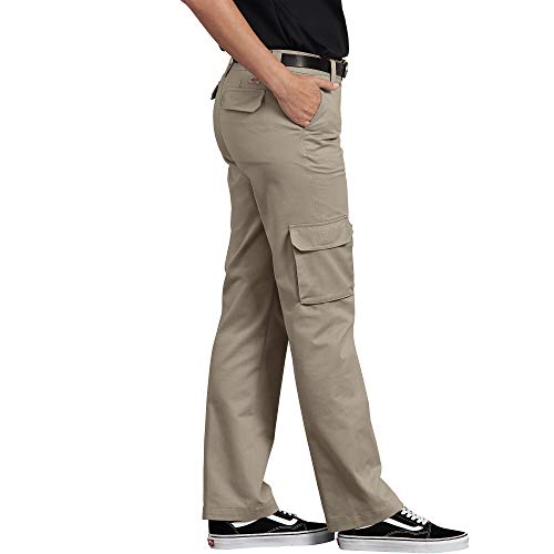 Dickies Women's Relaxed Fit Stretch Cargo Straight Leg Pant Pants, Desert Sand, 14 - image 2
