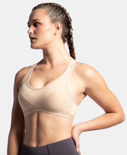 Image of Jockey 1378 Active Bra | Wirefree | Padded | Full Coverage | Racer Back | Super Combed Cotton Elastane Fabric