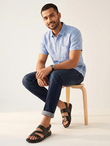 Image of Super Soft Ortho Friendly Adjustable Velcro strap Doctor Sandal & Cushioned Footbed Lightweight Anti-Slip Sole Casual Sandals in Dual Comfortable Stylish for Men BB1065