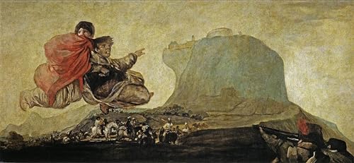 Peinture poster impression tableaux graffiti art mural Asmodea Goya 60x90cm