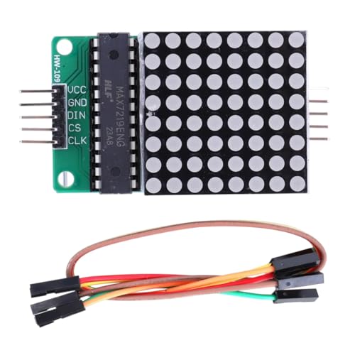 MAX7219 hbgLED}gbNXW[ 5V 8x8 Mcu fBXvCRg[C^[tF[X VO`bv DIYLbg V2025  M̍dqiAxA肵ptH[}X