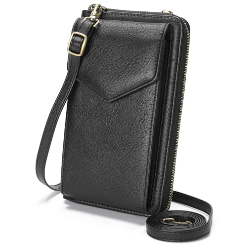 SENDEFN Small Crossbody Bag for Women Cell Phone Purse Leather Wallet Purse Shoulder Bag with...