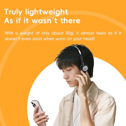 Image of FiiO Snowsky Wind 3.5mm ON-Ear Headphones for Recording Gaming with Microphone, 40mm Diaphragms Driver,HiFi Sound (Silver)