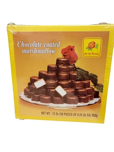 chocolate coated marshmallow 12 oz.(50 pieces of 0.25 oz)