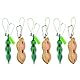 Guoguonb 6 PCS Anti-Stress Entlastende Squeeze Toys Bean Bohne Anhänger Schlüsselanhänger Toys Squeeze Lustige Gadgets Reduziert Angst und Stress für Geschenke