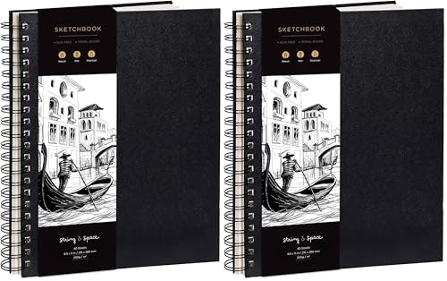 Carnet à dessin A4 pour dessiner à la maison ou en voyage grâce aux pages épaisses