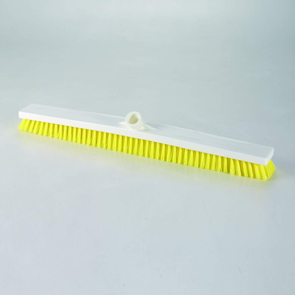 Hygiene Products - cod. 2014YT - Spazzolone Pavimento cm. 60 per Uso Alimentare - Giallo - Fibra Dura