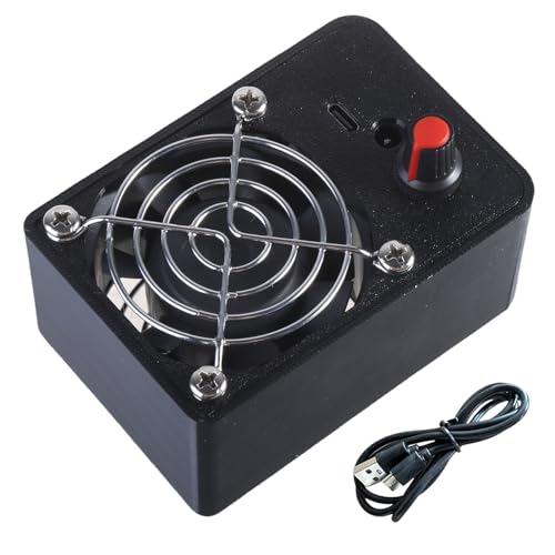 ZBIianxer 5 V USB Powered PC Router Ventilador de refrigeración por alto aire, velocidad ajustable 16000 rpm para PC de escritorio 3D impresora electrónica