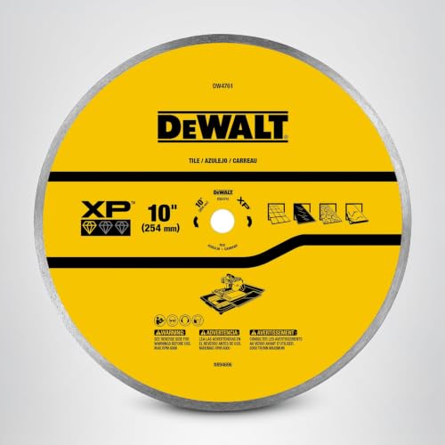 DEWALT 10-Inch Continuous Rim Diamond Blade