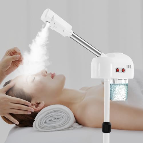 Vaporizador facial DNYSYSJ Oz-one con ozono y vapor para rejuvenecimiento e hidratación de la piel (Blanco) miniatura 3