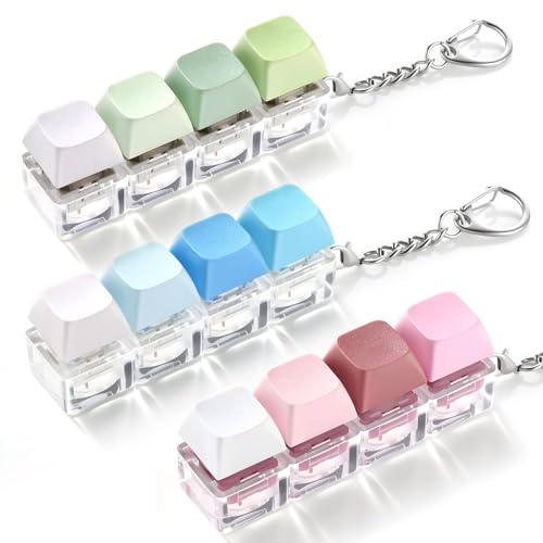 3 Pack Keyboard Fidget Toy – Clicky, Creamy & Silent...