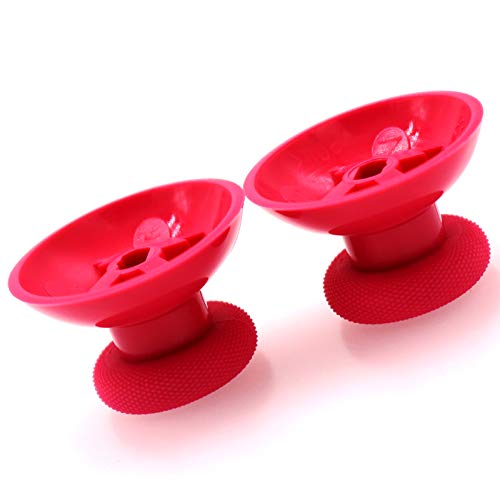 Image of Deal4GO 2 Pack OEM Replacement Thumbsticks Concave Analog for Xbox one Controller PS4 Joysticks Thumb Sticks (Pink)
