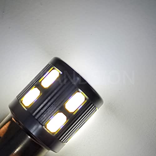 Ruiandsion 2pcs 1156 LED Bulbs White 6V BA15S 5630 17SMD miniatura 6