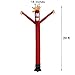 Mkevi 20ft Sky Air Puppet Dancer Inflatable Arm Flailing Tube Man Attachment - Wacky Wavy Wind Flying Dancing Man for DIY Stand Out Advertising - (Blower Not Included)
