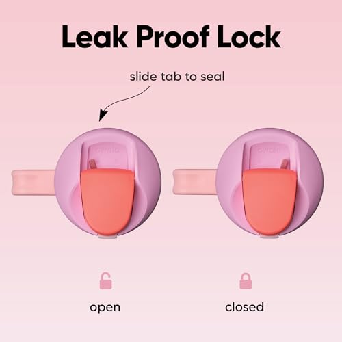 Image of Owala FreeSip Tumbler Insulated Stainless Steel Water Bottle with Built-in Straw and Side Handle, For Travel, Work, School, and Sports, 40oz, BPA Free, Leak Proof, Angel Food Cake