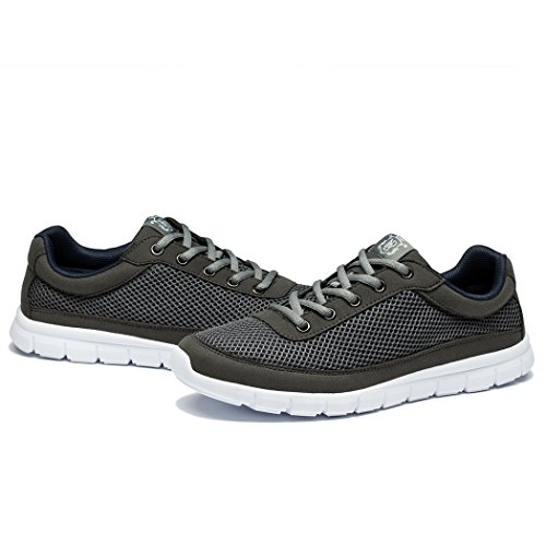 NewDenBer, Scarpe da corsa uomo, grigio (Grau
