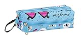 estuches primark 2018 Safta Moos "Eyes" Oficial estuche escolar con triple cremallera. 2 años de DELETE