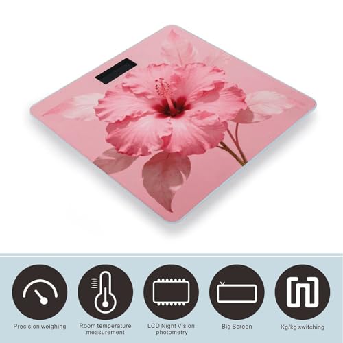 Báscula Digital para Baño Flamingo Pink con Pantalla LCD miniatura 3