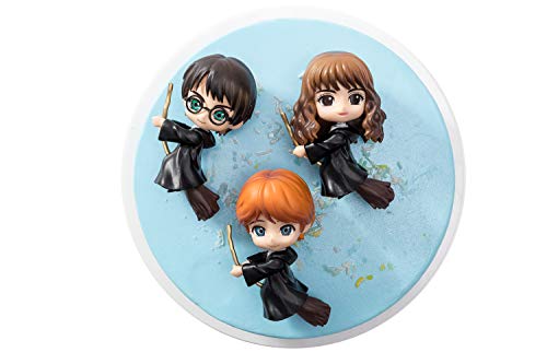 Harry Potter Cake Toppers Figures Character Set of 3 Exquisite Action Figure Cake Decoration Cupcake Desktop Decoration