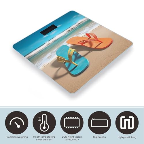 Báscula Digital de Baño con Plataforma de Vidrio Templado miniatura 3