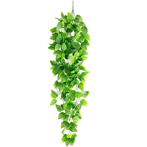 Tdas Plastic Artificial Plants Leaves Hanging Ivy Garlands Plant ...