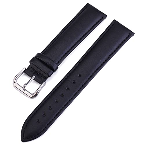 Correa de cuero genuino transpirable de 22 mm para Garmin Vivoactive 4