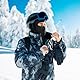 Ski Snowboard Sportmaske – Winddichte multifunktionale Kopfbedeckung – Schwarz – Von TRIXES
