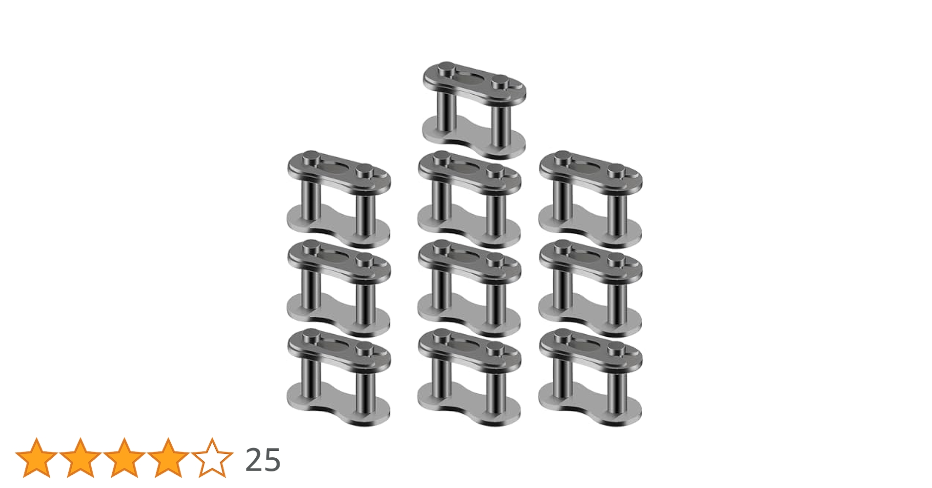 QAZAKY 10 Pcs Gold 428 Drive Chain Repair Master Connector Split