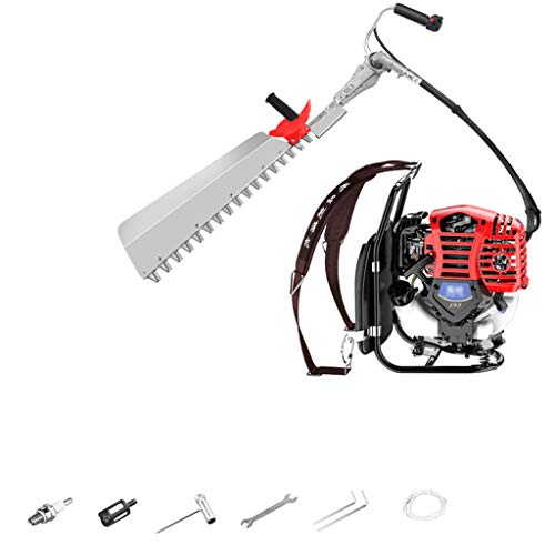 NOOFIE Cortasetos eléctrico Telescópico Poste Extensible 75cm Cortasetos Cortasetos Gasolina Ramas Cizalla Cuchilla SK5 (Cuchillo Doble) (Un Solo Poste + Corta Ramas de 3 cm de Espesor)