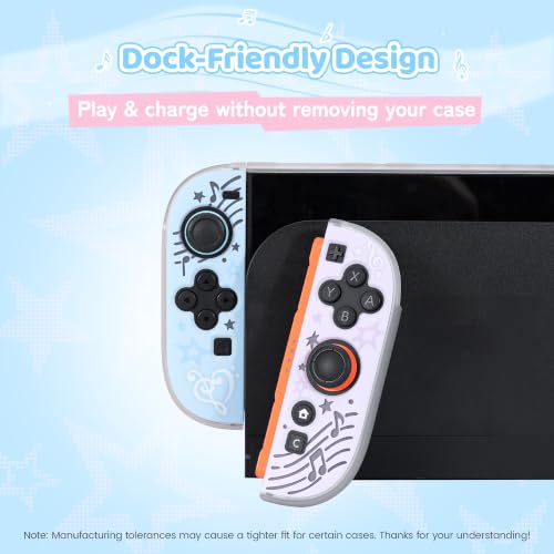 Image of GeekShare Protective Shell Compatible with Switch 2 (Music Notes)