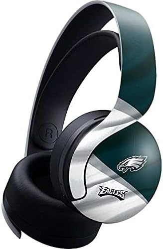 Skinit Decal Gaming Skin Compatible with Pulse 3D Wireless Headset for PS5 - Officially Licensed NFL Philadelphia Eagles Large Logo Design