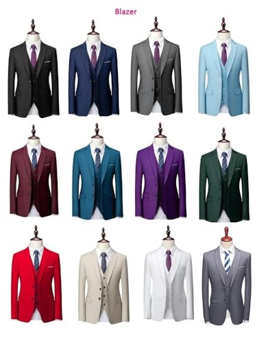 Male Blazer Solid Color Classic Formal Business Men's Suit Jacket Groom Groomsmen Wedding Dress Party Social Coat2