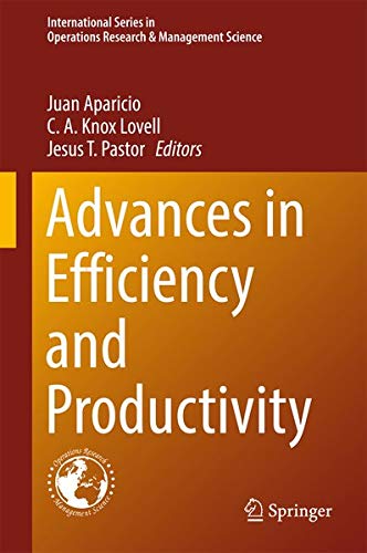 Buy Advances in Efficiency and Productivity โ BookShops.in