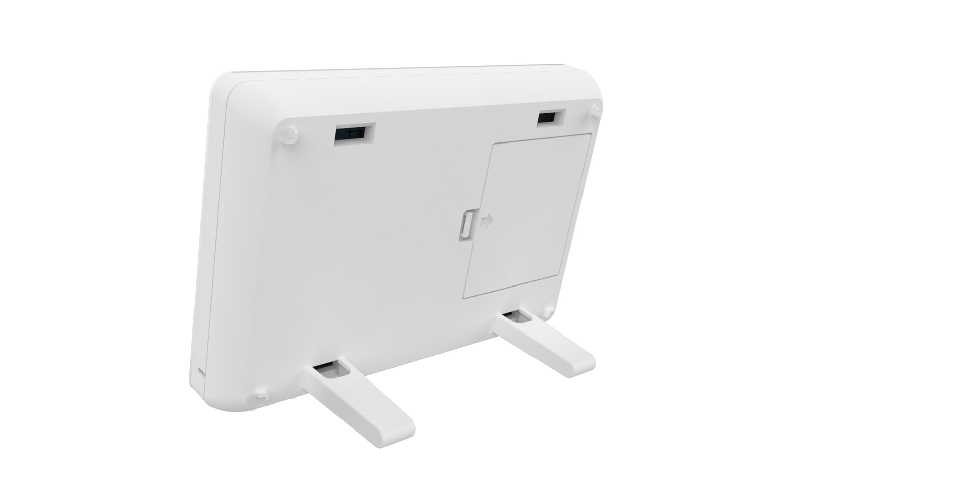 Domos - Termostato Inalámbrico WiFi Inteligente para Caldera y calefacción | Pantalla LED táctil, WiFi, programable, Control Remoto por App y Voz. Color Blanco