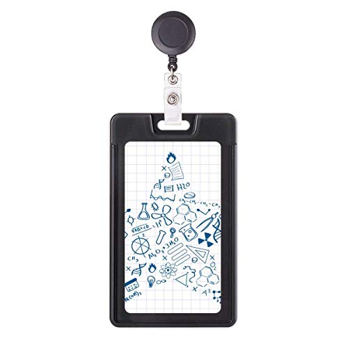 Funda retráctil con estrellas y símbolos de química para un agarre firme y cómodo