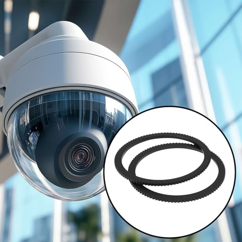 YINETTECH 2 x C-CS-Halterungsadapter für Kamera, Abstandshalter, 1 mm, kompatibel mit CCTV-Kamera und CS-Halterung