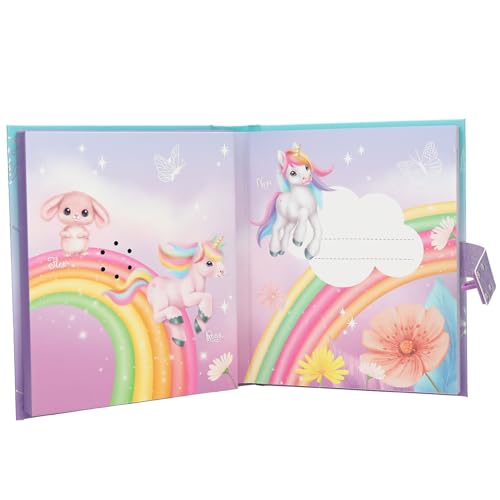 Journal intime avec code chiffré licorne carnet secret enfant livre sonore violet Ylvi - 5