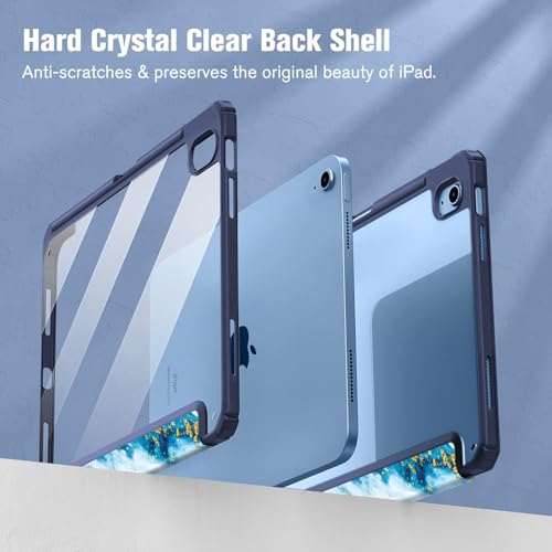 Image of MOCA Case for iPad A16 11th Gen 11 Inch 2025 & iPad 10th Gen 10.9 Inch 2022, Clear Back Cover, TPU Shockproof Frame, Auto Wake Sleep, Slim Transparent Protective Tablet Case(Sandy Wave)