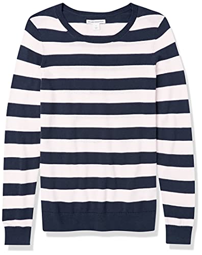 Image of Amazon Essentials Women's Long-Sleeve Lightweight Crewneck Sweater, Flattering (Available in Plus Size)