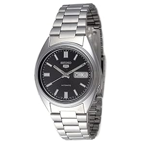 Seiko Mens Analogue Automatic Watch with Stainless Steel Strap SNXS79K1, Bracelet