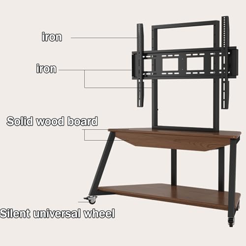 Soporte móvil para TV con ruedas hasta 100 pulg. miniatura 3