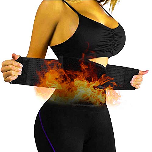 CINTA TERMICA REDUTORA DE CINTURA PRETA AJUSTAVEL