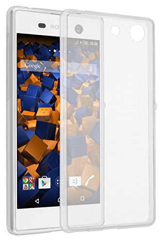 mumbi Hülle kompatibel mit Sony Xperia M5 Handy Hülle Handyhülle dünn, transparent