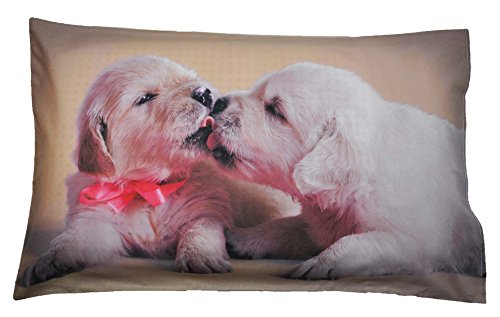 Casatessile Almohada de la Cama Perritos impresión fotográficas